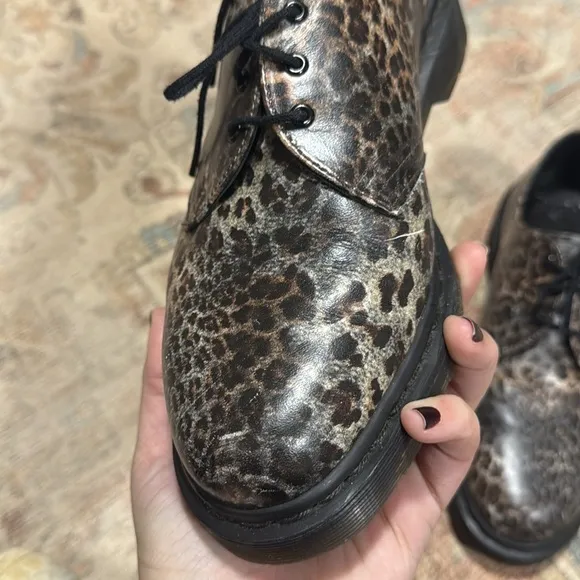 Dr. Martens leopard Oxford shoes 14482 US 11