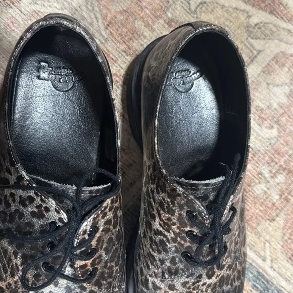 Dr. Martens leopard Oxford shoes 14482 US 11