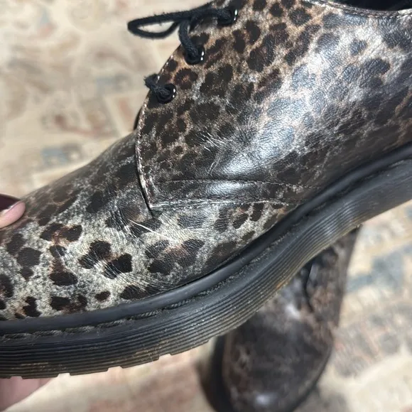 Dr. Martens leopard Oxford shoes 14482 US 11