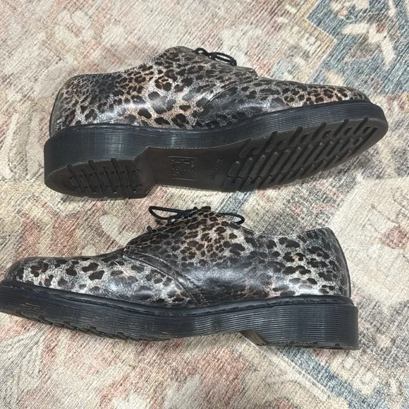 Dr. Martens leopard Oxford shoes 14482 US 11