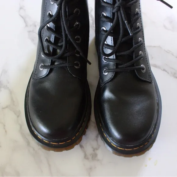 Dr. Martens Luana Black Combat Boots