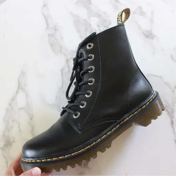 Dr. Martens Luana Black Combat Boots