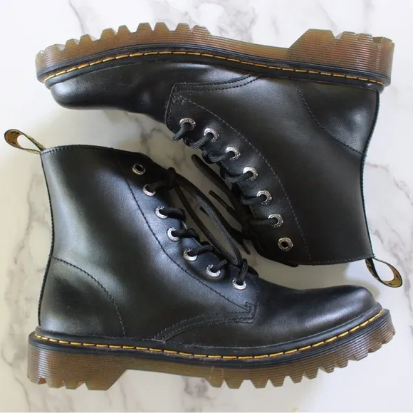 Dr. Martens Luana Black Combat Boots