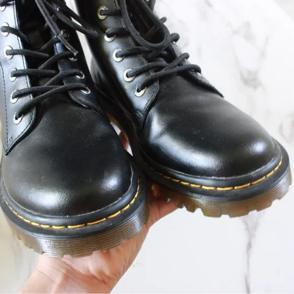 Dr. Martens Luana Black Combat Boots