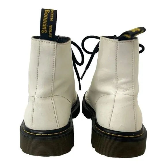Dr  Martens Luana White Combat Boots Women's Size US 7 L  AirWair #AW004