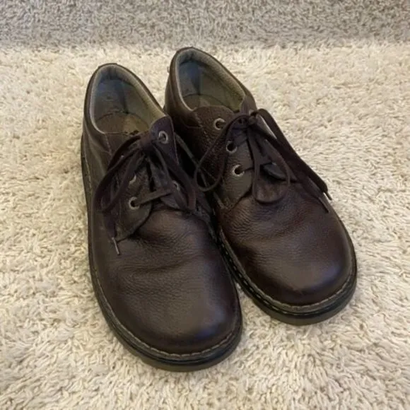 Dr. Martens Men’s Ordell Pebbled Brown Leather Oxford Lace Up Shoes Size US 12