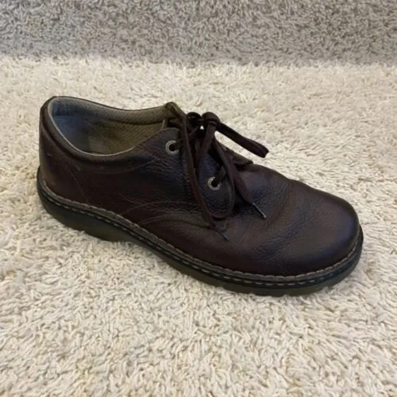 Dr. Martens Men’s Ordell Pebbled Brown Leather Oxford Lace Up Shoes Size US 12