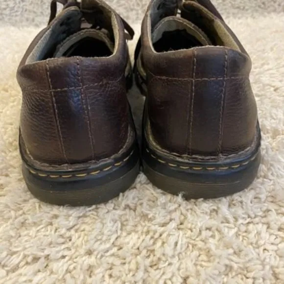Dr. Martens Men’s Ordell Pebbled Brown Leather Oxford Lace Up Shoes Size US 12