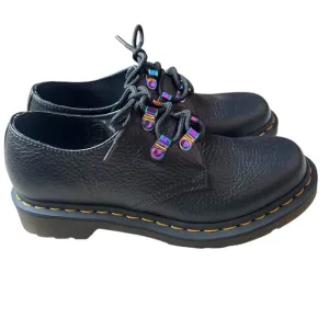 Dr. Martens Milled Black Leather 1461 Oxford Shoes Size 7 NEW