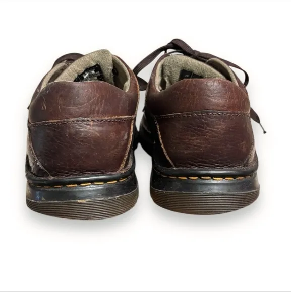 DR. MARTENS Ordell Brown Leather Oxford Shoes Style