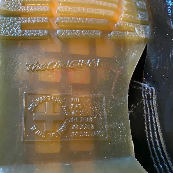 Dr. Martens patent leather combat boots