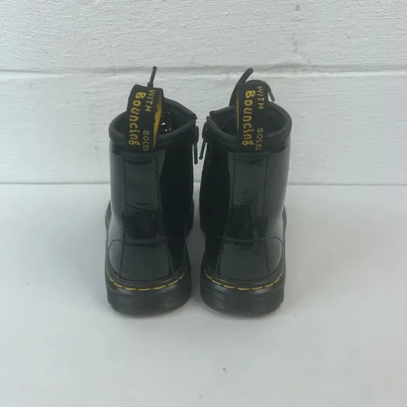 Dr Martens Patent Leather Lace-up Boots, 12