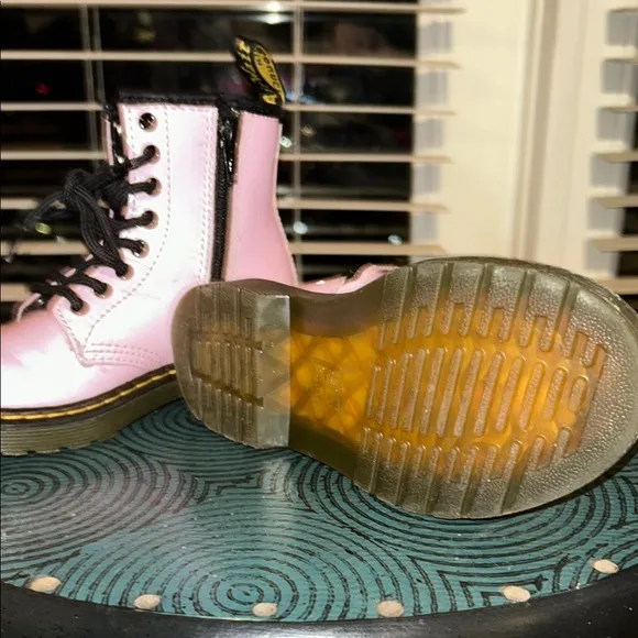 Dr. Martens Pink Lace-Up Boots