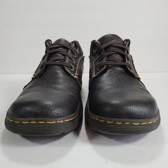 Dr. Martens Rockland Brown Pebbled Leather Oxford Shoes Men Size 11