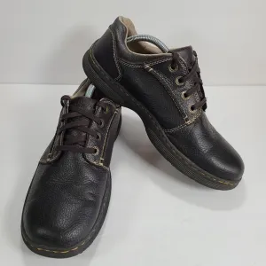 Dr. Martens Rockland Brown Pebbled Leather Oxford Shoes Men Size 11