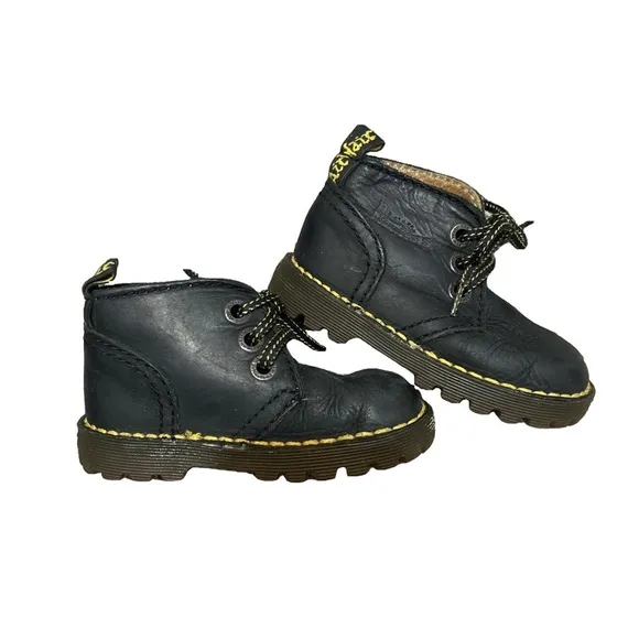 Dr. Martens Soft Leather Baby Toddler Boots Size 6