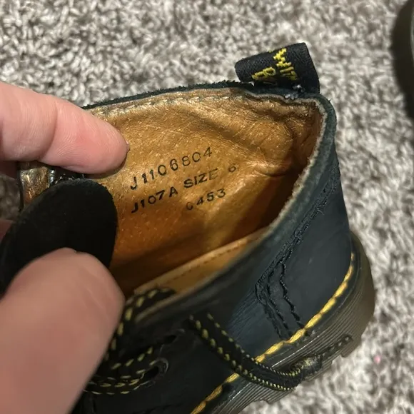 Dr. Martens Soft Leather Baby Toddler Boots Size 6