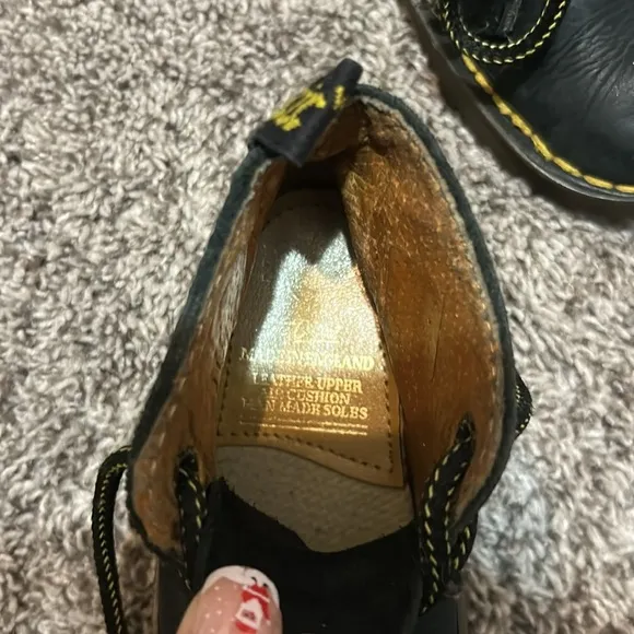 Dr. Martens Soft Leather Baby Toddler Boots Size 6