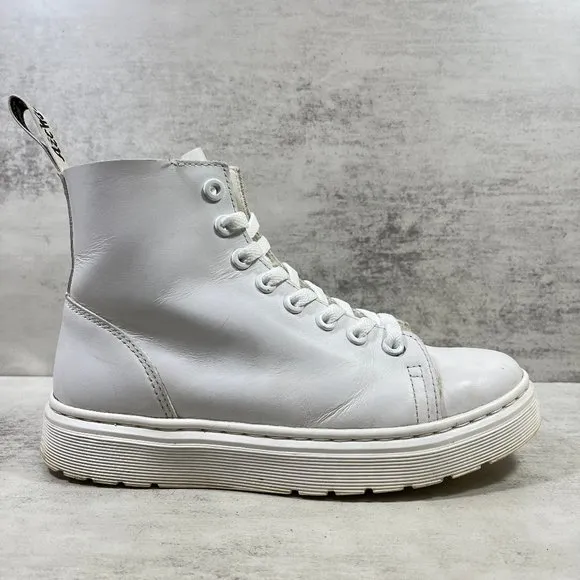 Dr Martens Talib Leather Lace Up Boots - Women's Size 6