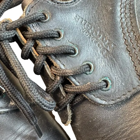 Dr Martens The Original Classic Oxford Mens 6 Black Shoes England Vintage S1