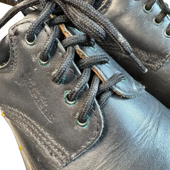 Dr Martens The Original Classic Oxford Mens 6 Black Shoes England Vintage S1