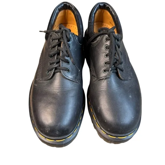 Dr Martens The Original Classic Oxford Mens 6 Black Shoes England Vintage S1