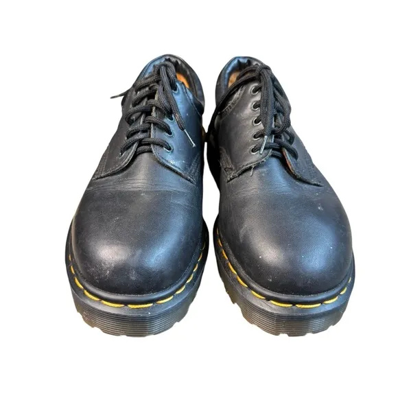 Dr Martens The Original Classic Oxford Mens 6 Black Shoes England Vintage S1
