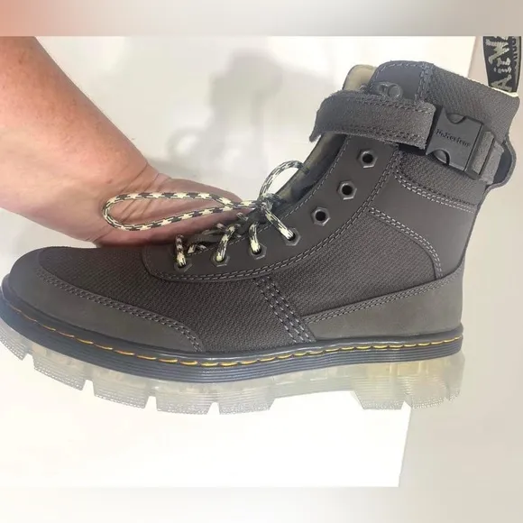 Dr. Martens Unisex Combs Tech Combat Leather Boots