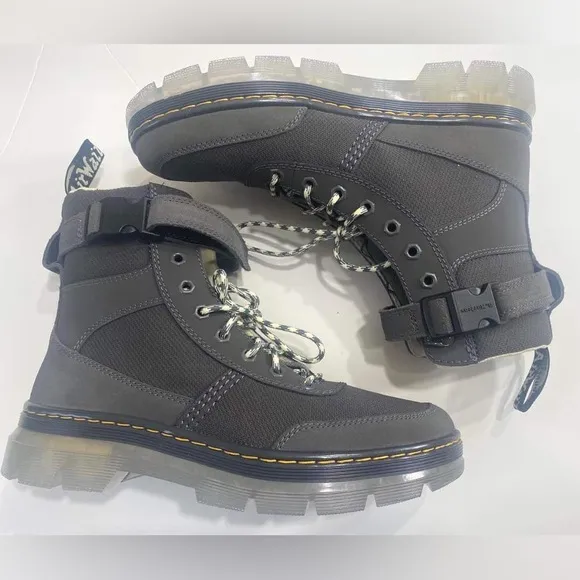 Dr. Martens Unisex Combs Tech Combat Leather Boots