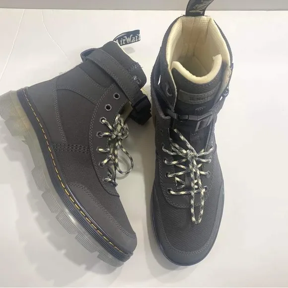 Dr. Martens Unisex Combs Tech Combat Leather Boots
