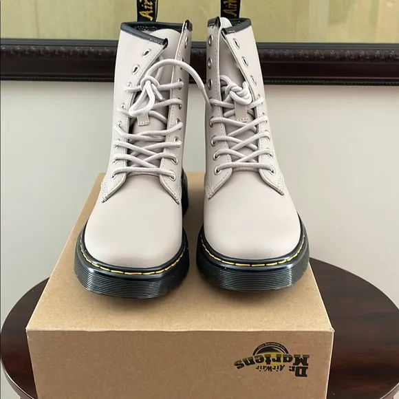 Dr. Martens Vintage Taupe  Lace-Up Boots