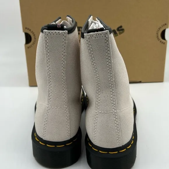 Dr. Martens Women's 1460 Bejeweled Lace-Up Boots - White NWB