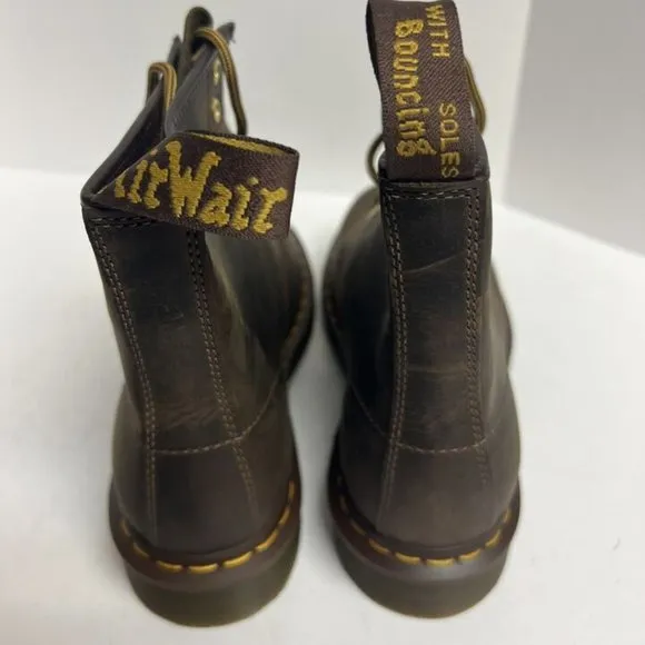Dr. Marten's Womens 1460 Combat Boots Crazy Horse, Size US 9M, UK 7.