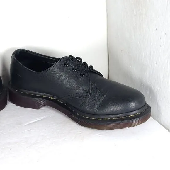 Dr. Martens Women's 1461 US 9 Full Grain Leather Black Derby Oxford Shoes