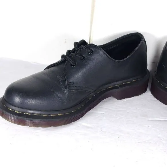 Dr. Martens Women's 1461 US 9 Full Grain Leather Black Derby Oxford Shoes