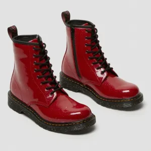 Dr. Martens Youth 1460 Pink Cosmic Glitter Lace Up Boots