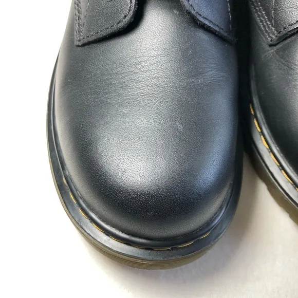 Dr. MARTENS Youth Black 1460Y Leather Lace Up Boots Sz Boy 5 Girl 6