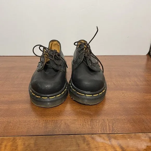 DR. MARTENS Youth Kids Black 1461 Softy T Oxford Leather Shoes NWOT Size 11c