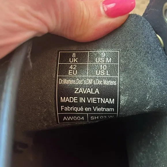 Dr. Martens Zavala Combat Boots M9 L10