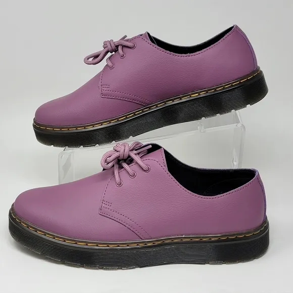 Dr. Martens Zavala Lo Oxford Shoes Lavender Purple Women’s Size 10 /Men’s 9 New