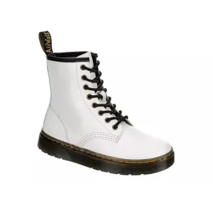 Dr. Martens Zavala T Lamper White Leather Boots Womens US 10 / Men 8.5/ UK 8 NEW