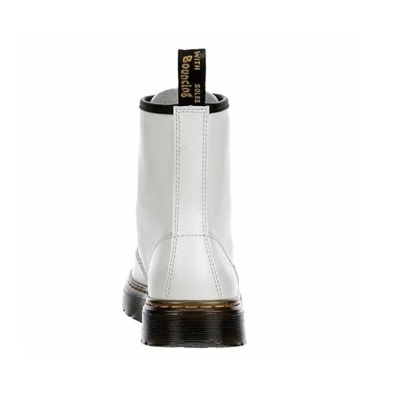 Dr. Martens Zavala T Lamper White Leather Boots Womens US 10 / Men 8.5/ UK 8 NEW