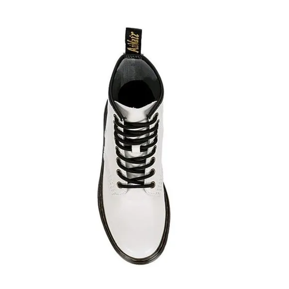 Dr. Martens Zavala T Lamper White Leather Boots Womens US 10 / Men 8.5/ UK 8 NEW