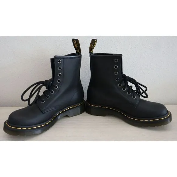 Dr. Martens 11821 Women's Sz 5 Black Smooth Leather 1460 Lace-Up Boots