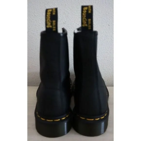 Dr. Martens 11821 Women's Sz 5 Black Smooth Leather 1460 Lace-Up Boots