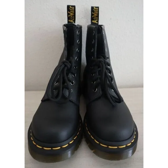 Dr. Martens 11821 Women's Sz 5 Black Smooth Leather 1460 Lace-Up Boots