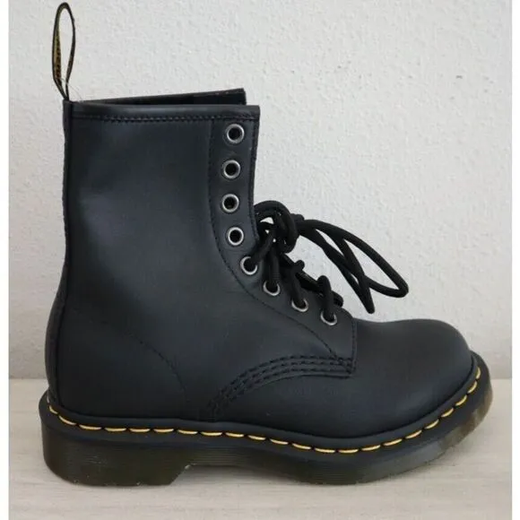 Dr. Martens 11821 Women's Sz 5 Black Smooth Leather 1460 Lace-Up Boots