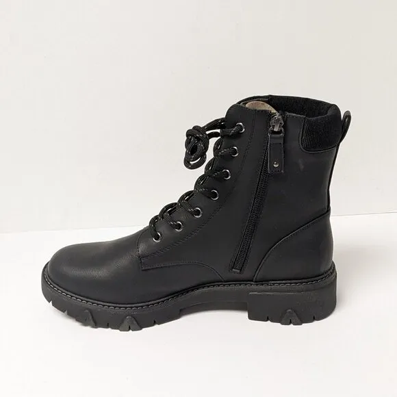 Dr. Scholl's Headstart Combat Boots, Black, Women's 8.5