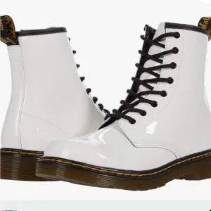 Dr. Martens 1460 Patent Lace-Up Boots- White