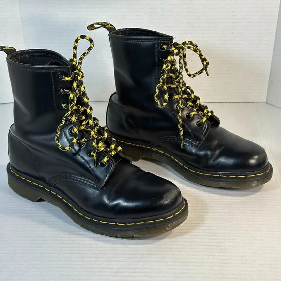 Dr.Martens Black leather boots M-7 L-8